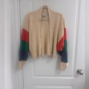 Cabi Colorful Striped Women's Cardigan Size Small